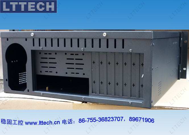 经济实用型4u工控机箱LT450g工控机箱箱体采用整板一体化结构成型后再焊接工艺大大增加箱体强度和刚性以确保不变形而损坏内部设备